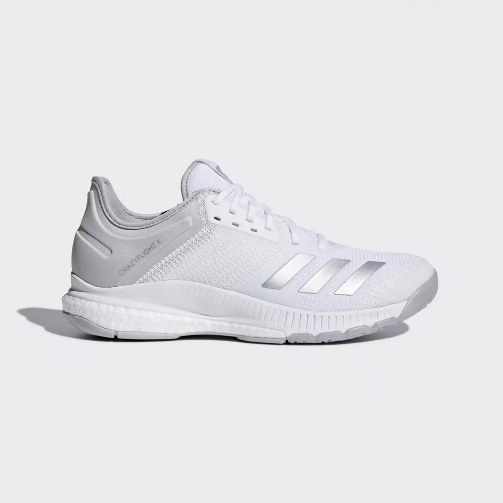Adidas Crazyflight X 2.0 Tenis De Voleibol Blancos Para Mujer (MX-41609)